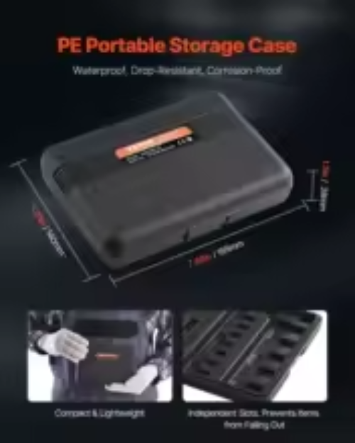SucceBuy Torx 13-Piece Bit Socket Set includes T8 to T60 bits with a durable storage case.