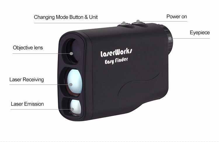 LW Pinseeker Hunting/Golf Laser Range Finder