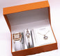Women's Foreign Trade Wrist-Watch Set, Including a Necklace and Bracelet