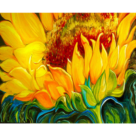 Oil Paint By Numbers - Flowers