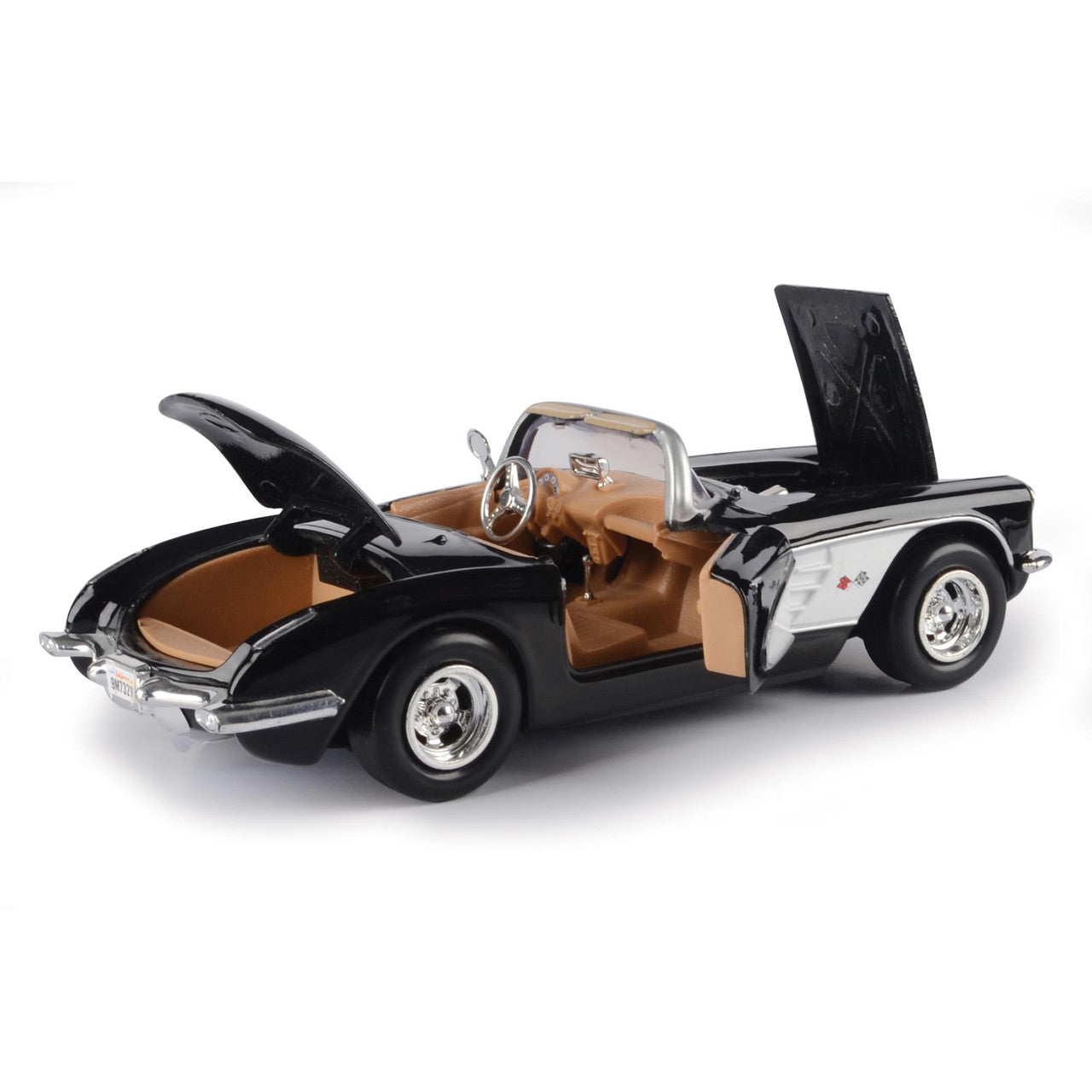 1959 Corvette - Black 1:24 Scale Diecast Model Car by Motormax