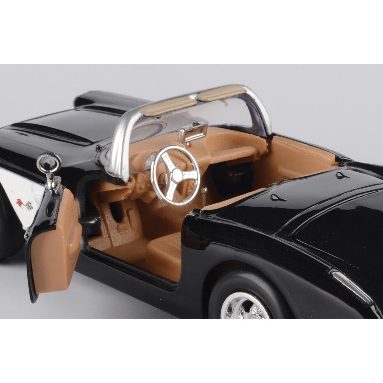 1959 Corvette - Black 1:24 Scale Diecast Model Car by Motormax