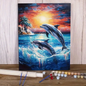 Dolphins Paint by Number Kit by Oracle