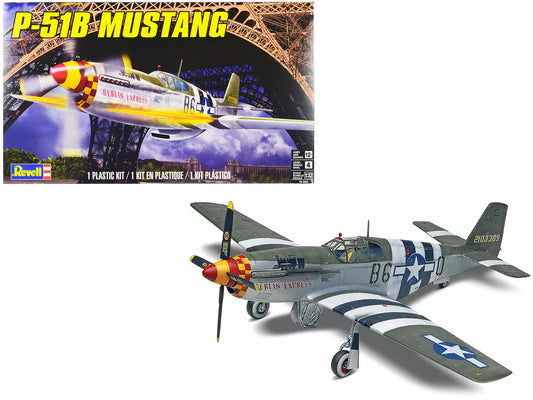 North American P-51B Mustang Fighter Aircraft 1/32 Scale Model by Revell