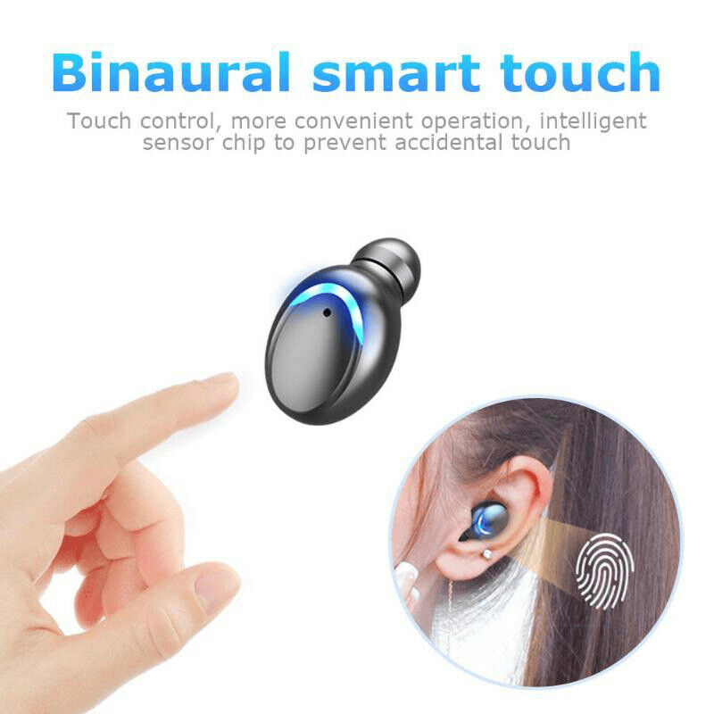 Bluetooth Earbuds for iPhone, Samsung, Android Wireless & Waterproof