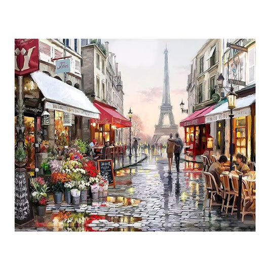 "Paris Street", Paint by Number Kit