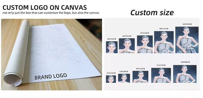 Personalized wall art piece - Paint by Number Kit