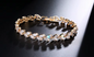 18k Gold, Silver, Rose Gold, Plated Copper Zircon Bracelets