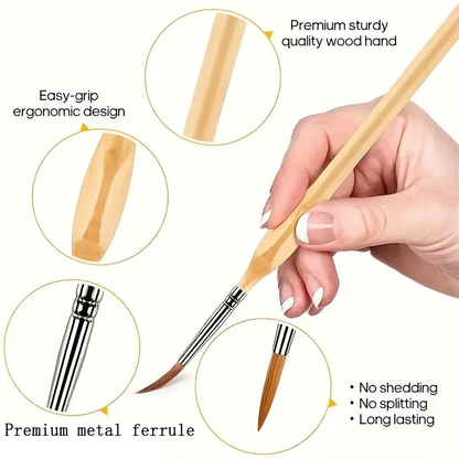 11pcs Fine Tip Detail Brush Set