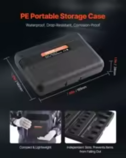 SucceBuy Torx 13-Piece Bit Socket Set includes T8 to T60 bits with a durable storage case.