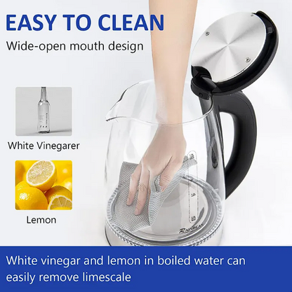 Electric Kettle Water Boiler, 1.8L Electric Tea Kettle, with LED Lighting