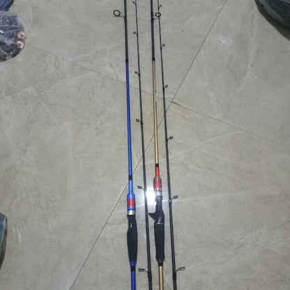 Carbon 2-Piece Fishing Rod Set