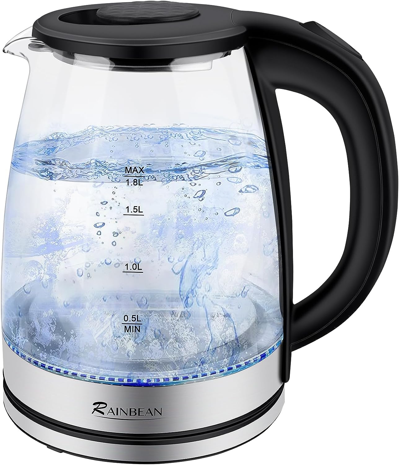 Rainbean Glass Electric Kettle Water 1.8L